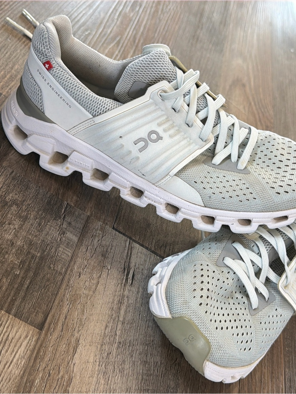 On Cloudnova Women's Sneakers in Light Grey and White